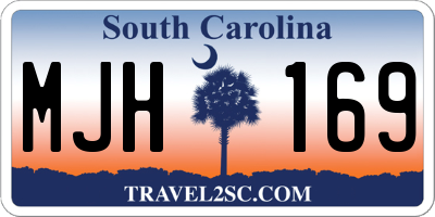 SC license plate MJH169