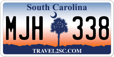 SC license plate MJH338