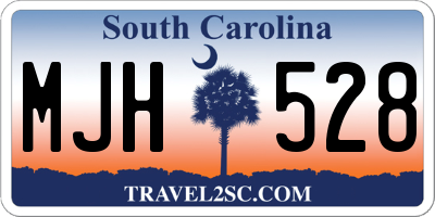 SC license plate MJH528