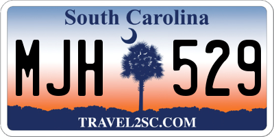 SC license plate MJH529