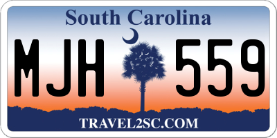 SC license plate MJH559