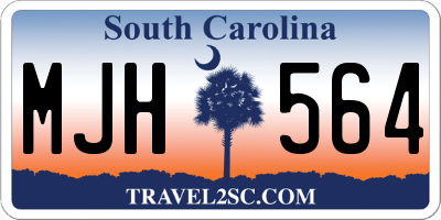 SC license plate MJH564