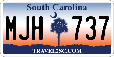 SC license plate MJH737