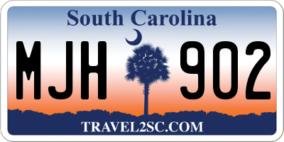 SC license plate MJH902