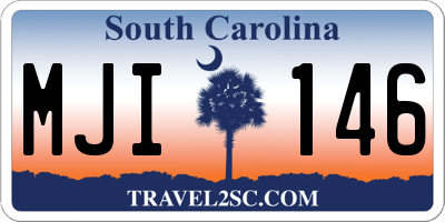 SC license plate MJI146
