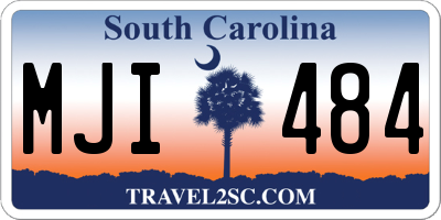 SC license plate MJI484