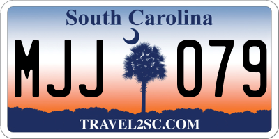 SC license plate MJJ079