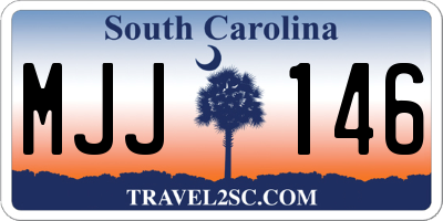 SC license plate MJJ146