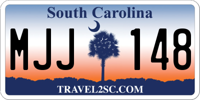 SC license plate MJJ148