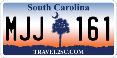 SC license plate MJJ161