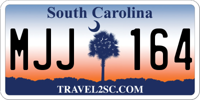 SC license plate MJJ164