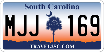 SC license plate MJJ169