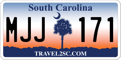 SC license plate MJJ171