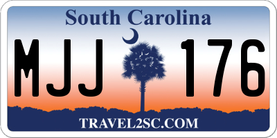 SC license plate MJJ176