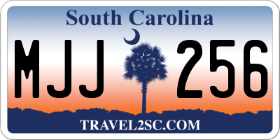 SC license plate MJJ256