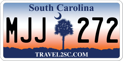 SC license plate MJJ272