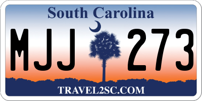 SC license plate MJJ273