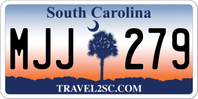 SC license plate MJJ279