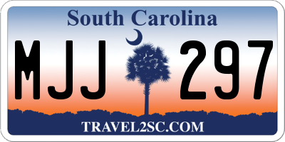SC license plate MJJ297