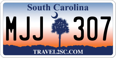 SC license plate MJJ307