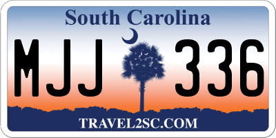 SC license plate MJJ336