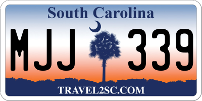 SC license plate MJJ339