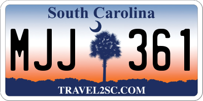 SC license plate MJJ361