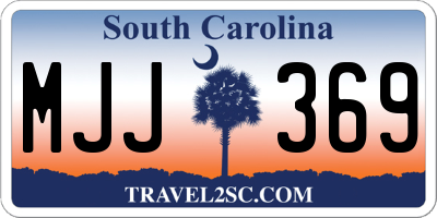 SC license plate MJJ369