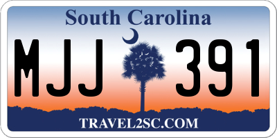 SC license plate MJJ391