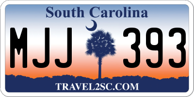 SC license plate MJJ393