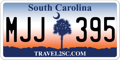 SC license plate MJJ395