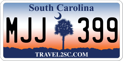 SC license plate MJJ399