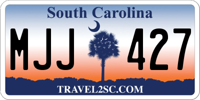 SC license plate MJJ427