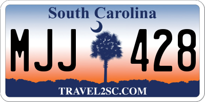 SC license plate MJJ428