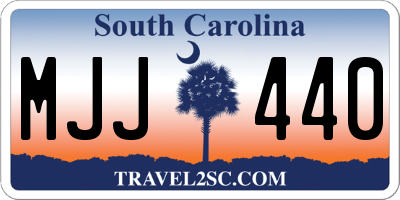 SC license plate MJJ440
