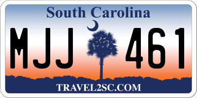 SC license plate MJJ461