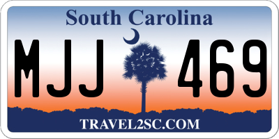 SC license plate MJJ469