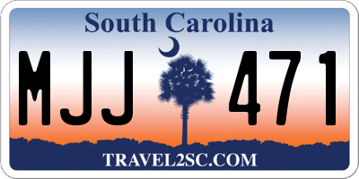 SC license plate MJJ471