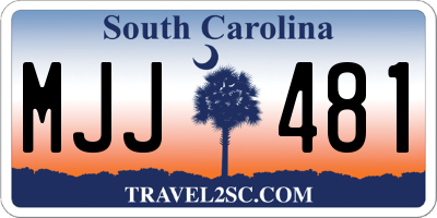 SC license plate MJJ481
