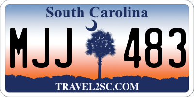 SC license plate MJJ483