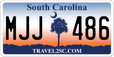 SC license plate MJJ486