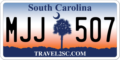 SC license plate MJJ507