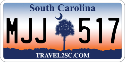 SC license plate MJJ517