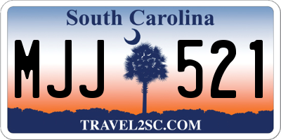 SC license plate MJJ521