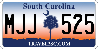 SC license plate MJJ525