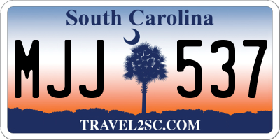 SC license plate MJJ537