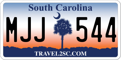 SC license plate MJJ544