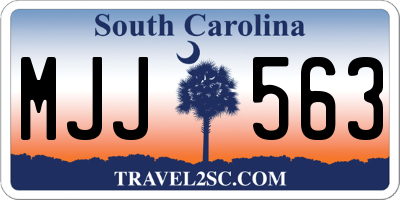 SC license plate MJJ563