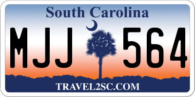 SC license plate MJJ564