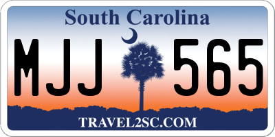 SC license plate MJJ565